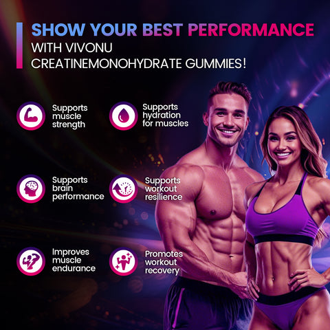 Creatine Gummies - 5000mg Creatine Monohydrate Per Serving
