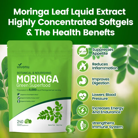 Moringa Capsules | Pure Moringa Leaf Extracts