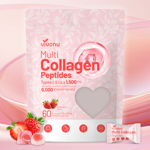 Multi Collagen Peptides Gummies for Women