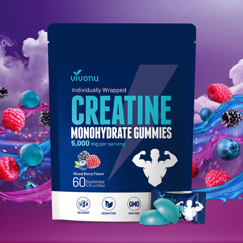 Creatine Gummies - 5000mg Creatine Monohydrate Per Serving