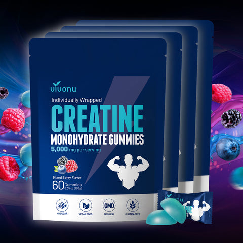 Creatine Gummies - 5000mg Creatine Monohydrate Per Serving