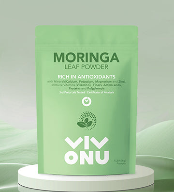 Organic Moringa Powder Moringa Oleifera Leaf Powder - VivoNu Nutrition