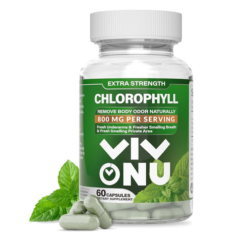 Chlorophyll Capsules 800 mg - Natural
