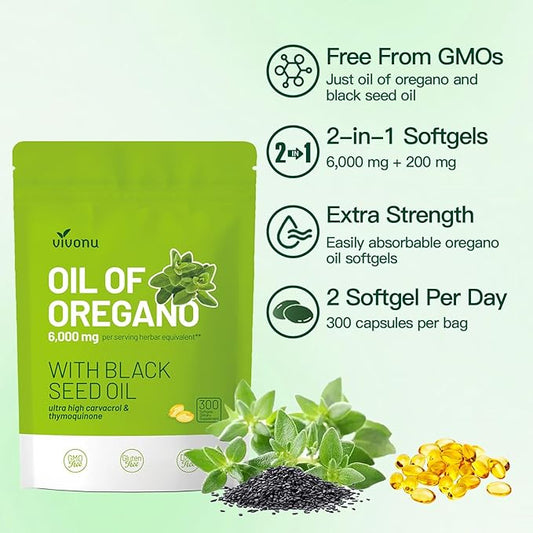 Oil of Oregano Softgels - VivoNu Nutrition