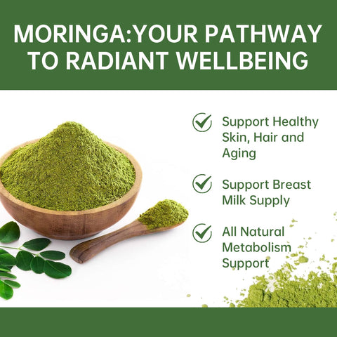 Organic Moringa Powder Moringa Oleifera Leaf Powder - VivoNu Nutrition