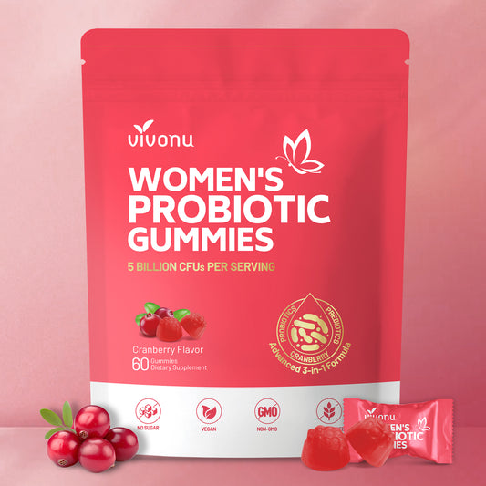 Vaginal Probiotics for Women, Feminine Balance pH Gummies for Healthy Odor