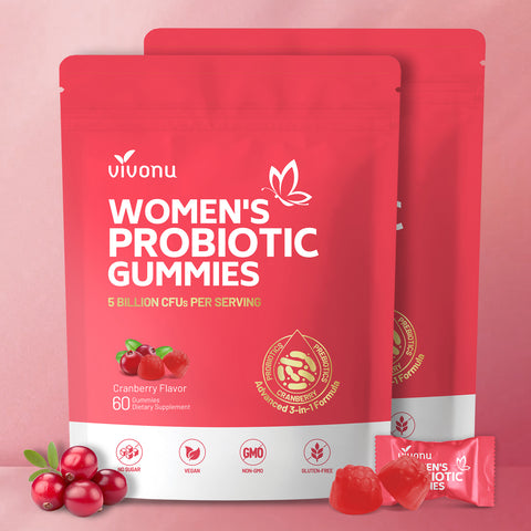 Vaginal Probiotics for Women, Feminine Balance pH Gummies for Healthy Odor