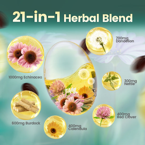 21-in-1 herbal lymphatic support formula