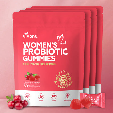Vaginal Probiotics for Women, Feminine Balance pH Gummies for Healthy Odor