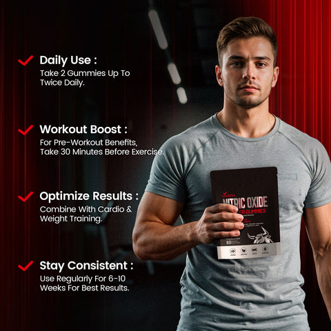 Nitric Oxide Booster Supplement with L Arginine and L Citrulline Essential Amino Acids and Ginseng Root,