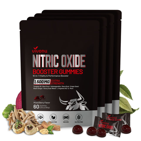 Nitric Oxide Booster Supplement with L Arginine and L Citrulline Essential Amino Acids and Ginseng Root,