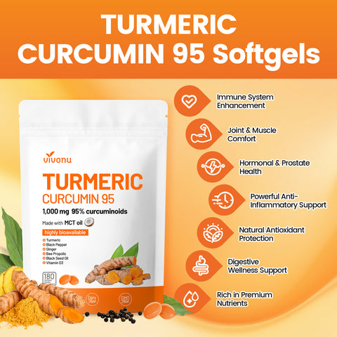 Turmeric Curcumin  with Black Pepper Capsules