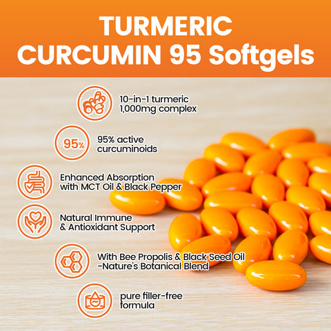 Turmeric Curcumin  with Black Pepper Capsules