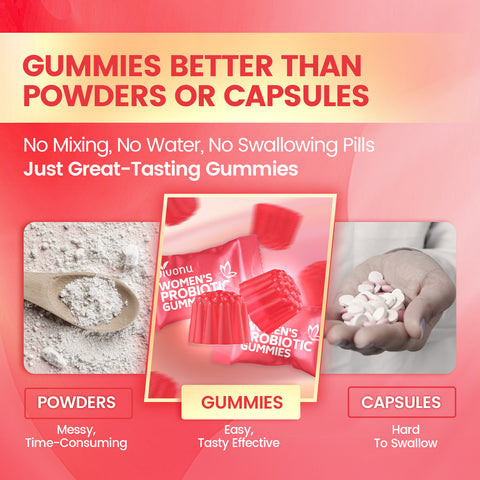 Vaginal Probiotics for Women, Feminine Balance pH Gummies for Healthy Odor