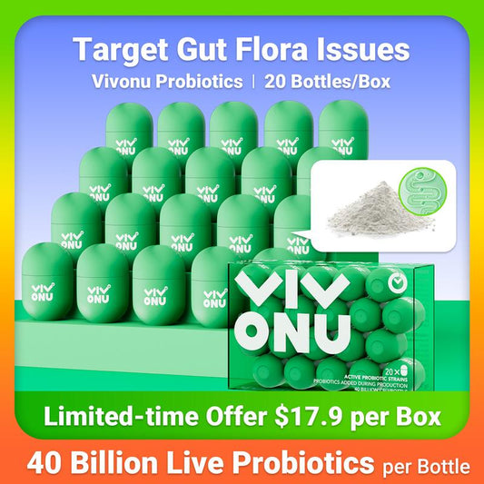 Green Bottle Probiotics - VivoNu  Nutrition