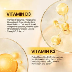 Vitamin D3 and K2 Supplements for Optimal Health Support