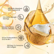 Vitamin D3 and K2 Supplements for Optimal Health Support