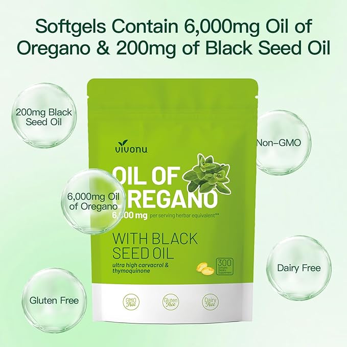 Oil of Oregano Softgels - VivoNu  Nutrition