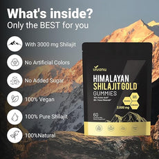 Pure Himalayan Shilajit Gummies - VivoNu  Nutrition