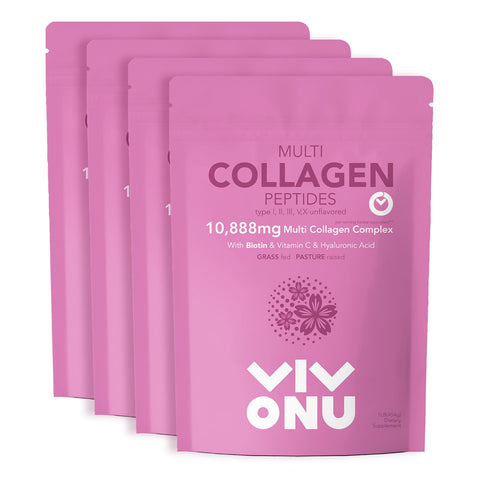 Multi Collagen Peptides Powder, 16 Oz - VivoNu  Nutrition