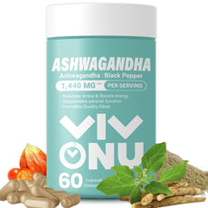 Ashwagandha Vegan Capsules is from Ashwagandha Powder & Root Extract KSM-66 Sea Moss Black Seed Oil - VivoNu  Nutrition