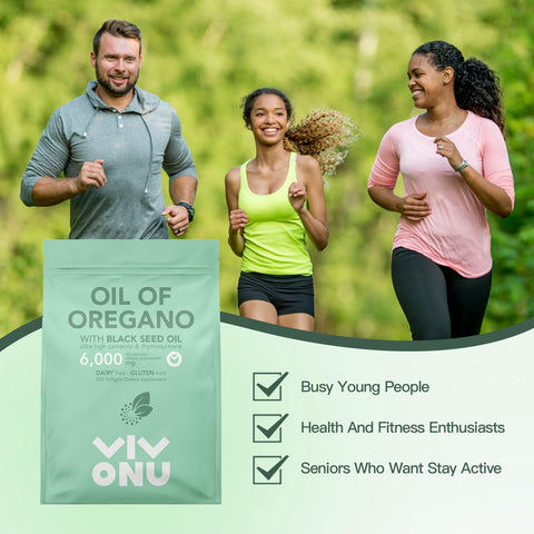 Oil of Oregano Softgels 6000mg - VivoNu  Nutrition