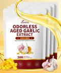 VivoNu odorless aged garlic extract 10500mg 300 softgels 4 pack bulk supply