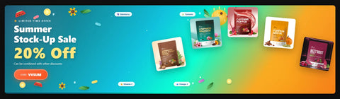 VivoNu summer wellness campaign showcasing daily nutritional supplements for seasonal vitality